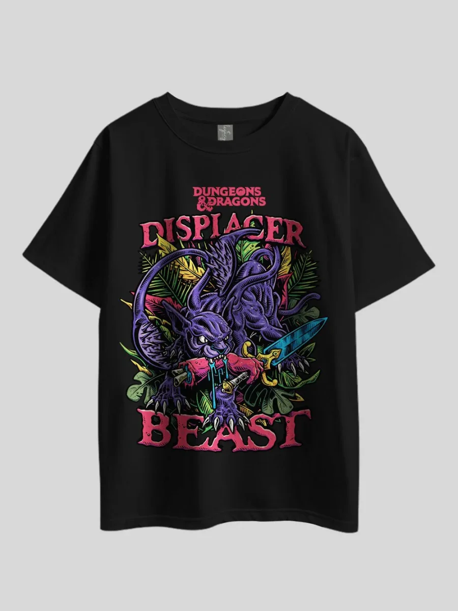 "DUNGEAONS & DRAGONS DISPLACER BEAST" Graphic Printed Drop Shoulder T-shirt Legacy Boutiques Dhaka - Image 4