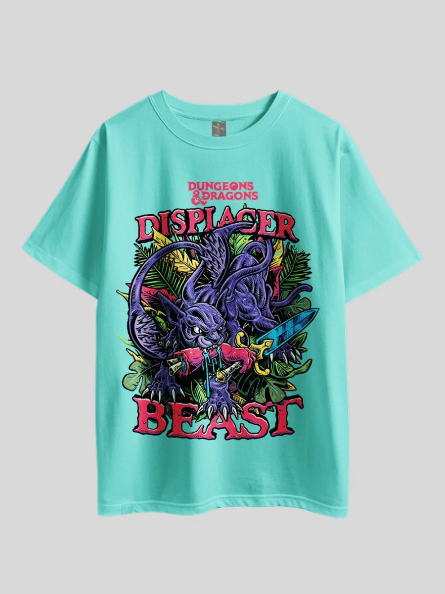 "DUNGEAONS & DRAGONS DISPLACER BEAST" Graphic Printed Drop Shoulder T-shirt Legacy Boutiques Dhaka - Image 9